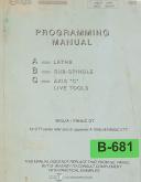 Biglia-Fanuc-Biglia Fanuc OT, Lathe Programming Manual 1995-Fanuc OT-01